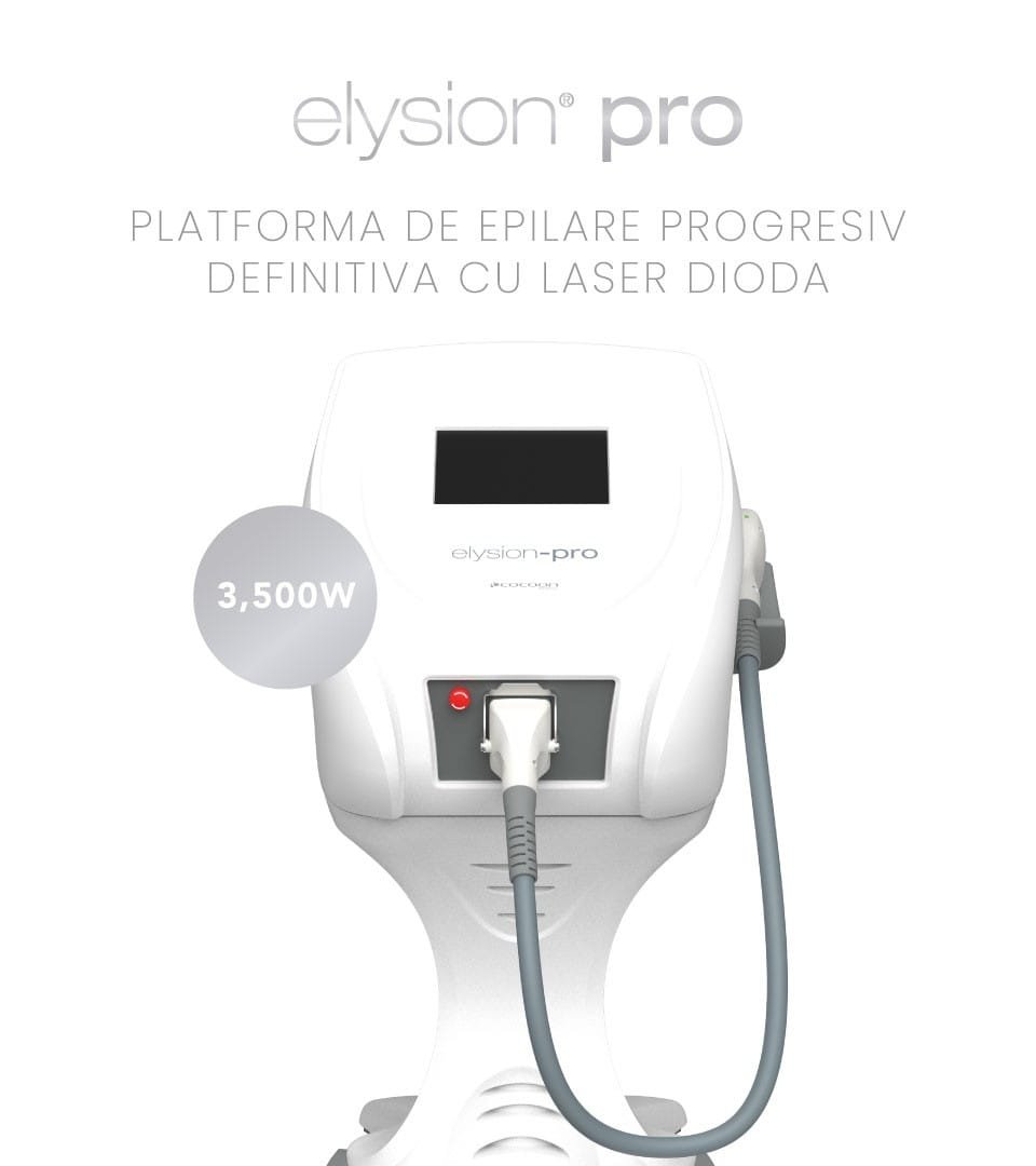 Elysion Pro 3500W, epilare definitivă laser – Clinica Ababi Radu